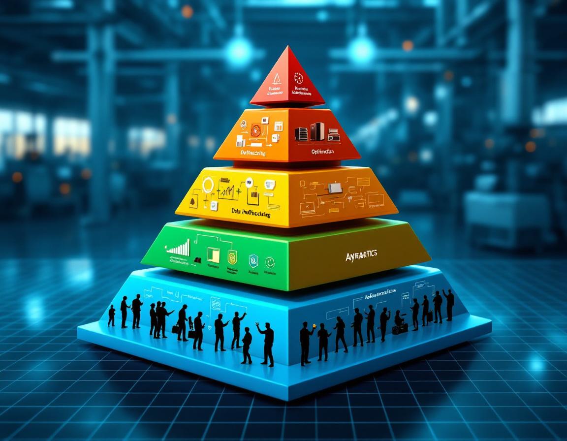 factory smart automation - Smart Manufacturing Pyramid