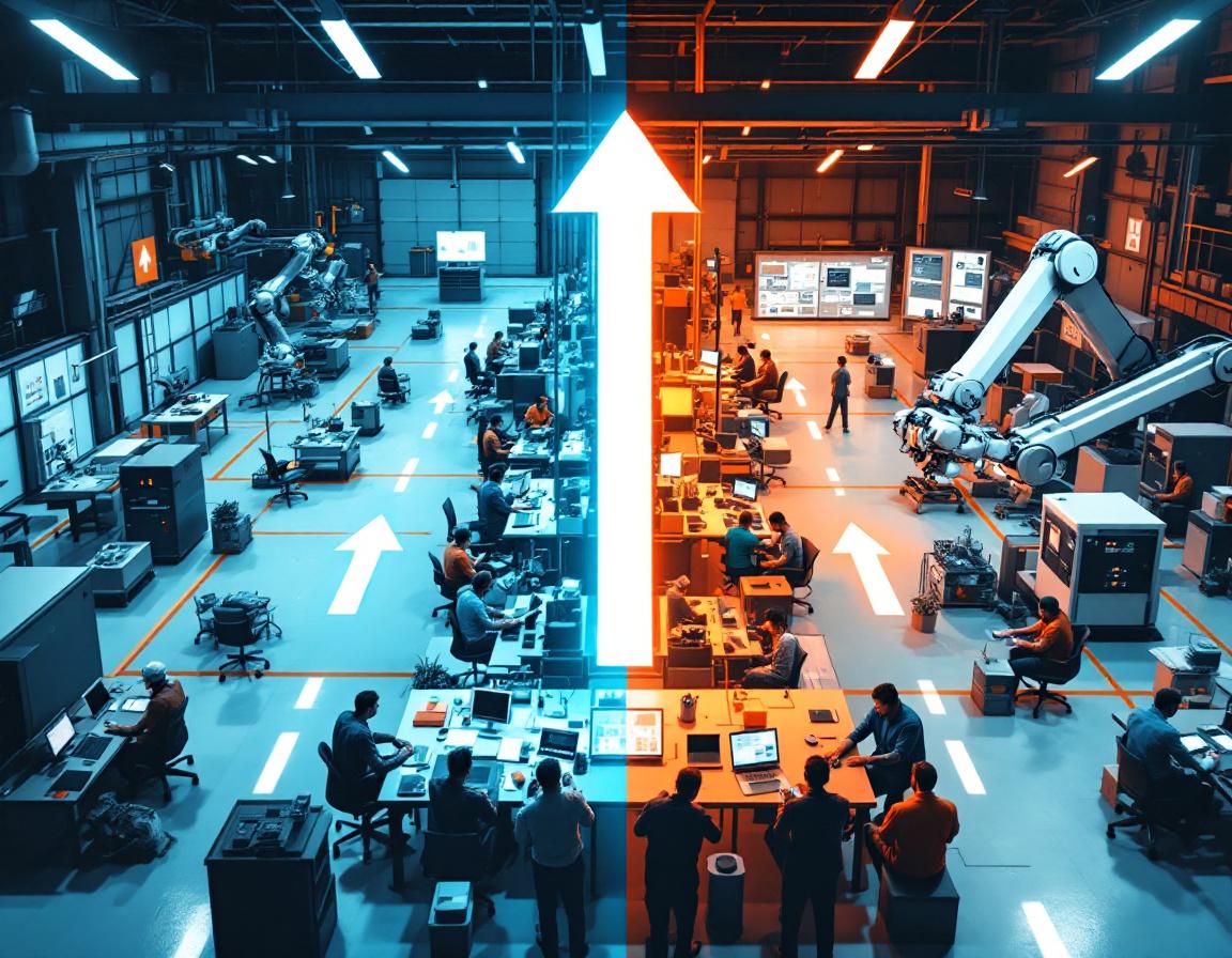 factory smart automation - Bottom-Up vs. Top-Down Implementation Comparison