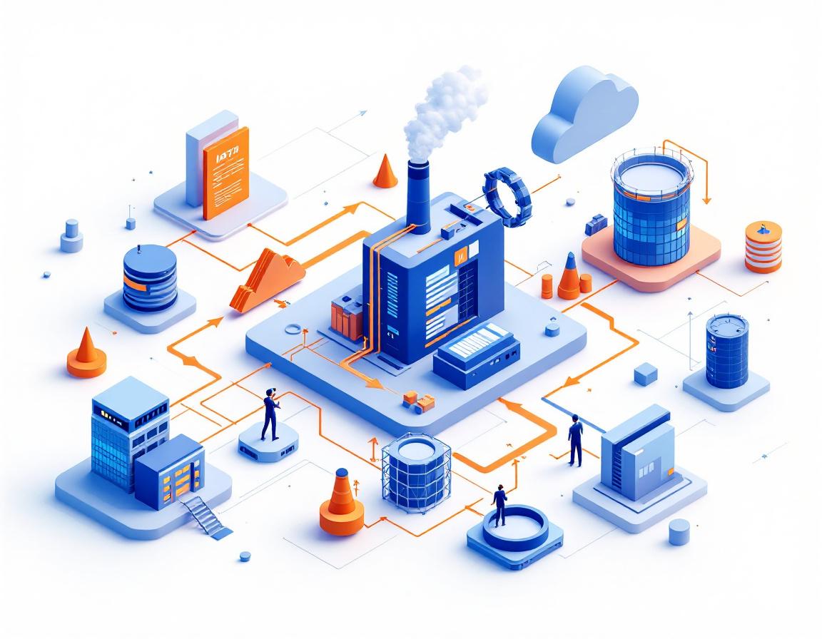 smart factory ROI data flow visualization